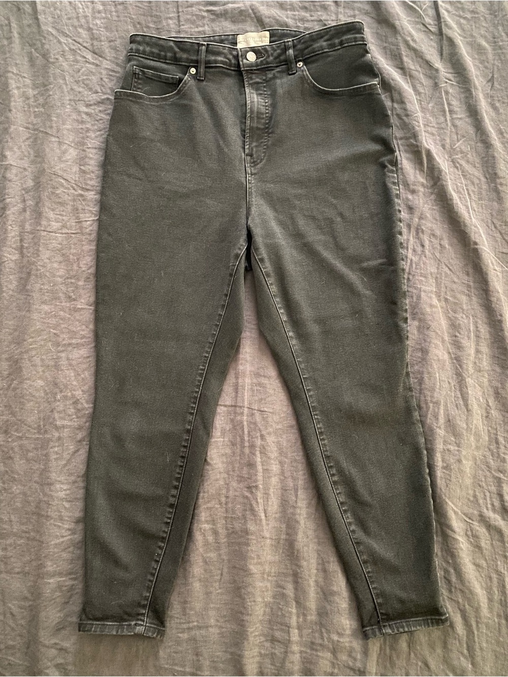 EVERLANE way-high skinny jeans - black
